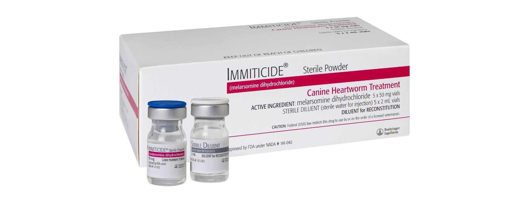 Иммитицид / Immiticide (меларсомин), 50 мг +10 мл 1 ампула