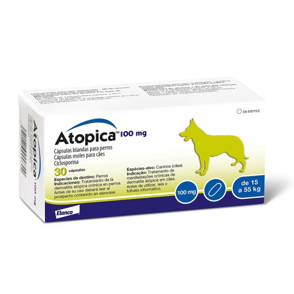 Атопика Atopica 100 мг 30 капсул