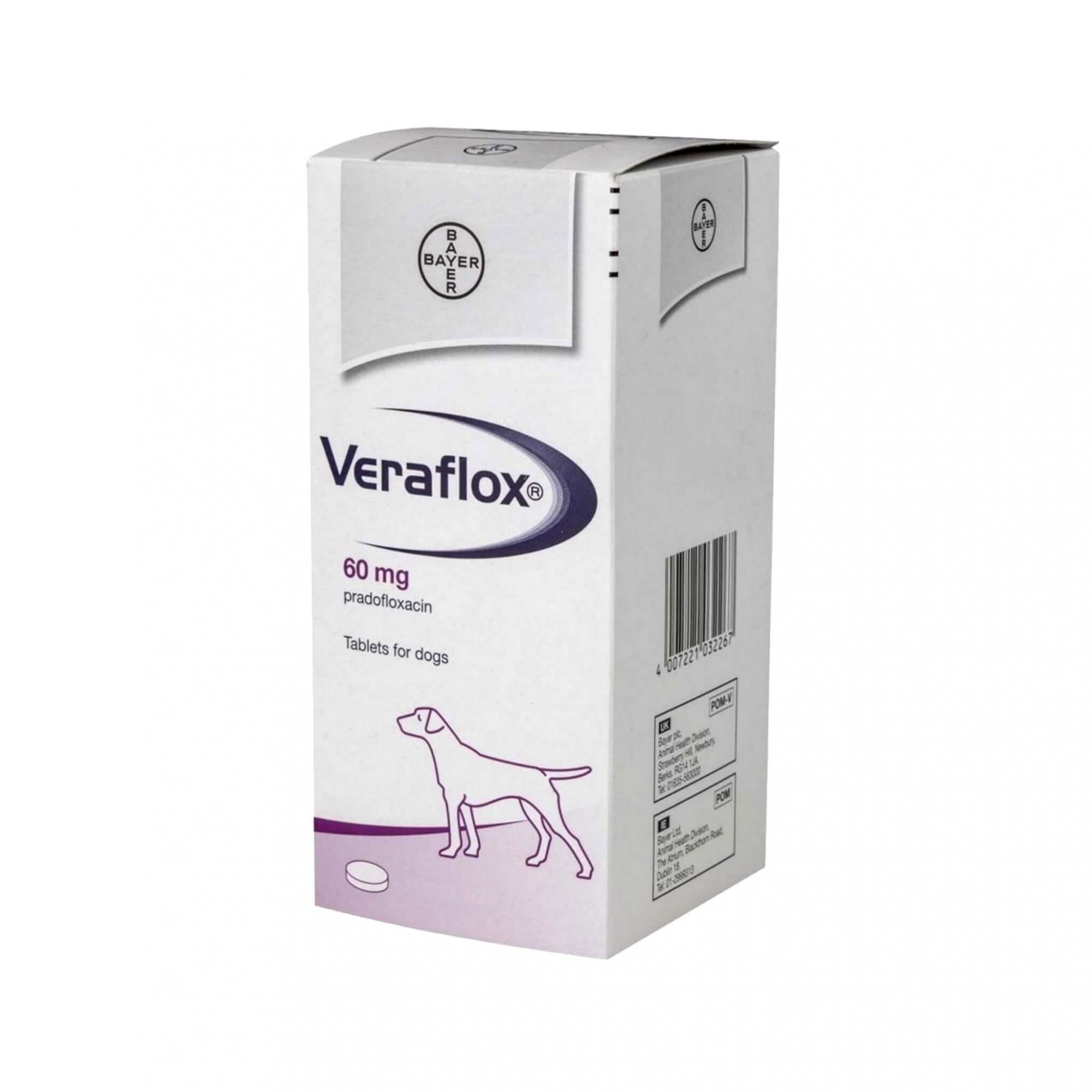 Верафлокс (Veraflox) для собак 60 мг 70 таблеток