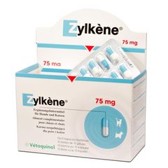 Зилкен / Zylkene 75 мг 10 антистрессовых капсул для собак и кошек