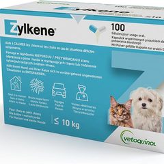 Зилкен / Zylkene 75 мг 100 антистрессовых капсул для собак и кошек